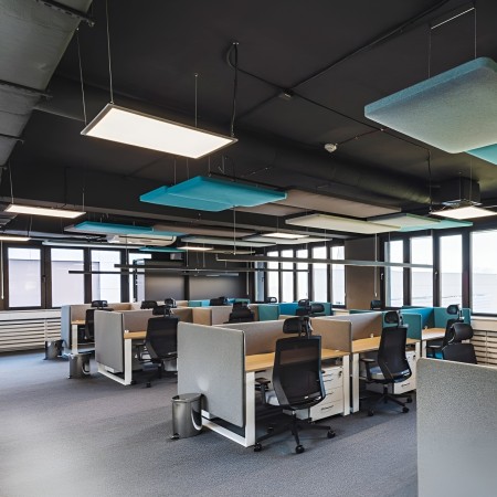 Bureau avec sièges de travail Milla Plus ergonomique et confort pour espaces pros