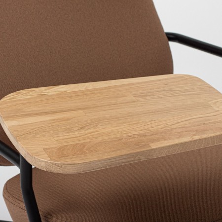 Détail du dossier arrondi du fauteuil Epocc Lounge – Epocc Lounge