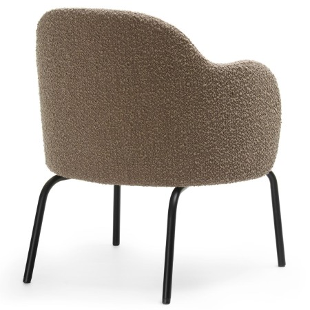 Fauteuil Flos Lounge en tissu beige, vue arrière – Flos Lounge