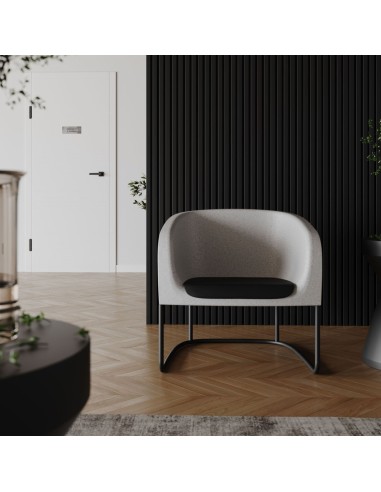 Fauteuil Gummy Bear en plastique recyclé blanc dans un intérieur moderne – Gummy Bear