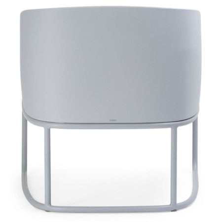 Fauteuil Gummy Bear en plastique recyclé blanc, vue latérale rapprochée – Gummy Bear