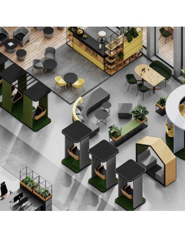 Social Swing Single installé dans un espace événementiel – Social Swing Single