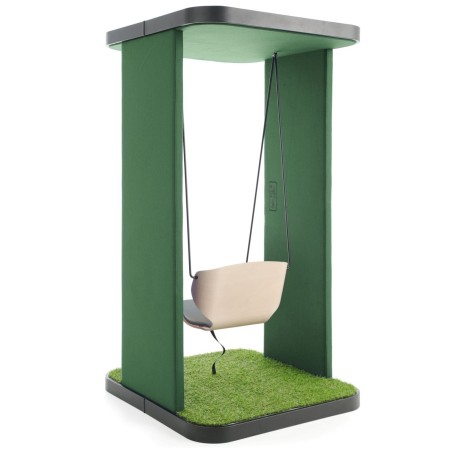 Deux Social Swing Single verts côte à côte, vue de face – Social Swing Single