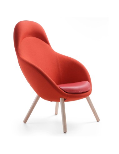 Vieni rouge vif, assise enveloppante – Vieni