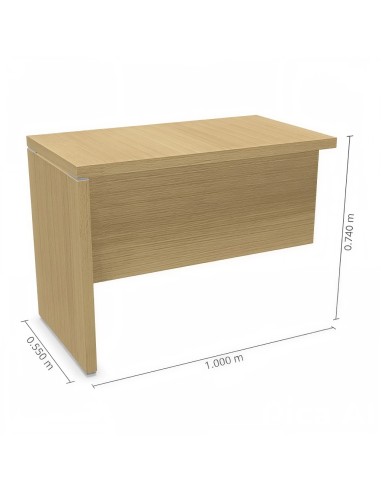 Dimensions retour de bureau 