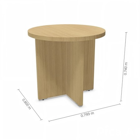 Dimensions table de conférence piétement plein