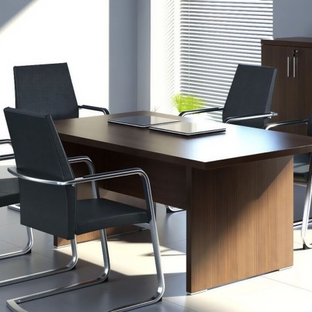 Table de réunion rectangulaire L. 190 x 90 cm - 6-8 places 2