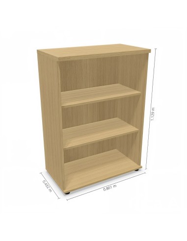 Dimensions étagère de bureau en bois clair