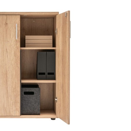 Armoire portes battantes L. 80,1 x H. 112,9cm 2