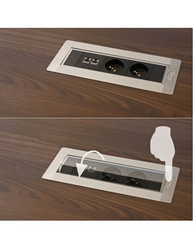 Option de médiabox possible avec prises intégrées