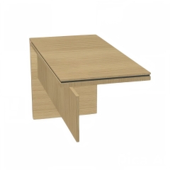 Retour de bureau L. 127 x P. 60 x H. 76cm à gauche ou à droite