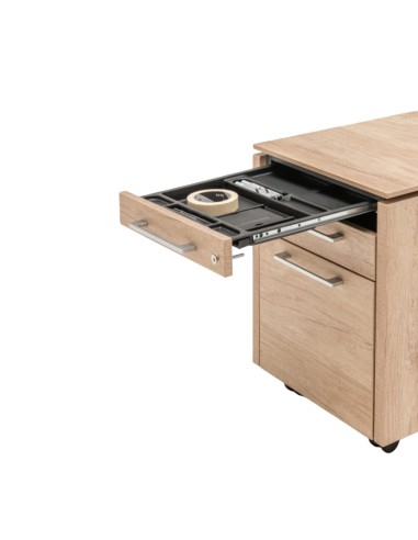 Petite tirette pour rangement de petits matériels sur caisson mobile