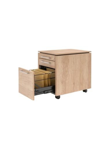 Caisson mobile avec un tiroir pour dossiers suspendus