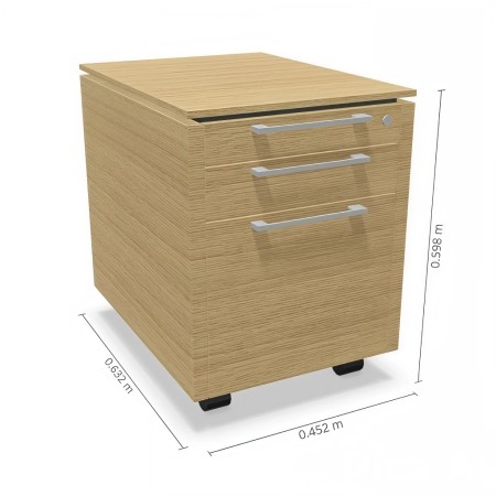 Dimensions meuble de rangement sur roulettes