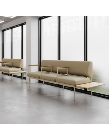 Banquette Fora Care en salle de réunion conviviale – Fora Care