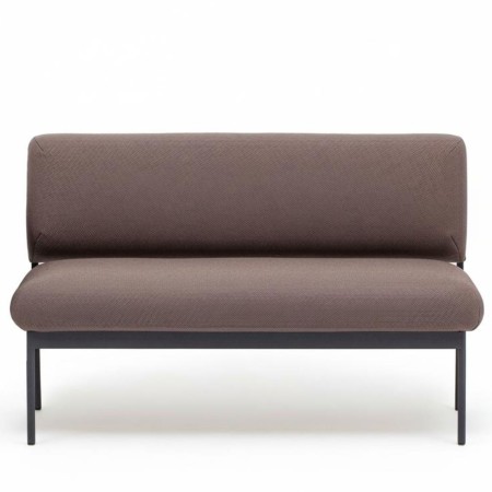 Canapé Fora Care deux places sans accoudoirs, tissu brun – Fora Care
