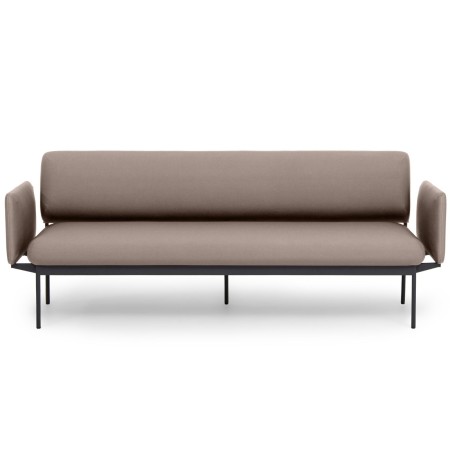 Canapé Fora Care trois places avec accoudoirs, revêtement vert – Fora Care 2