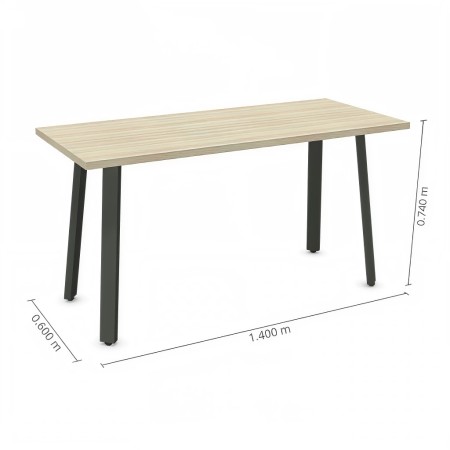 Dimensions petit bureau droit Ogi A