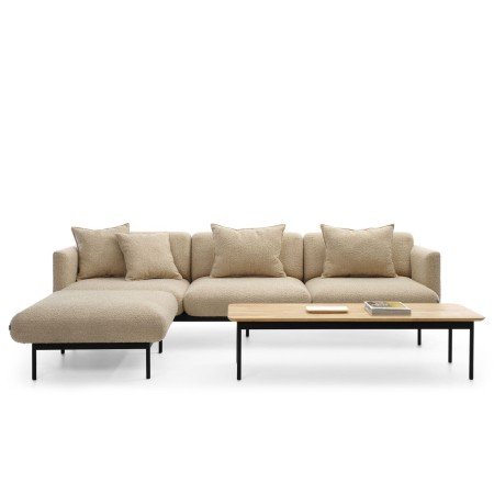 Canapé Fora avec dossier droit et assise rembourrée - Fora