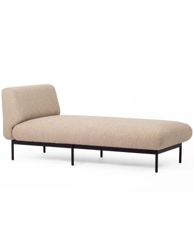 Module méridienne Fora beige clair, assise allongée - Fora