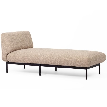 Module méridienne Fora beige clair, assise allongée - Fora