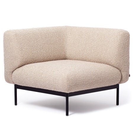 Module d’angle Fora avec assise et dossier rembourrés - Fora