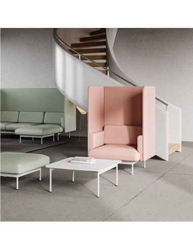 Aménagement lounge avec fauteuils acoustiques Fora - Fora