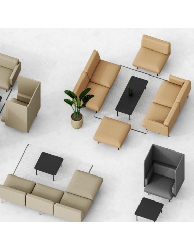 Vue aérienne des différentes compositions Fora - Fora