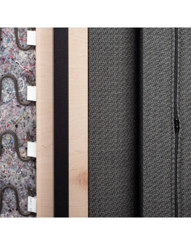 Sélection de finitions textiles et bois pour modules Fora - Fora