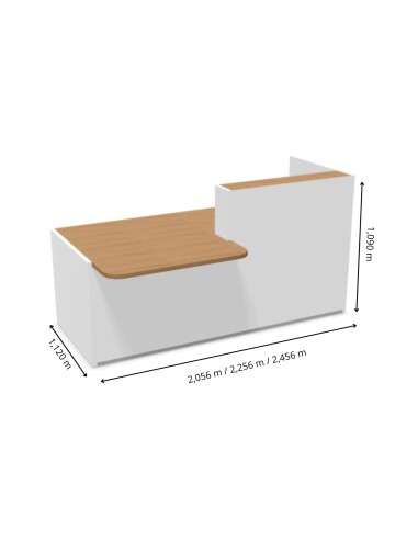 Dimensions avec plusieurs longueurs disponibles