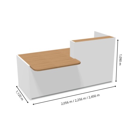 Dimensions avec plusieurs longueurs disponibles