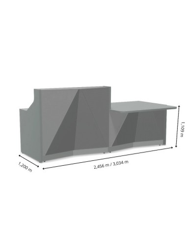 Dimensions avec 2 longueurs disponibles