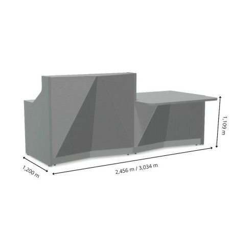 Dimensions avec 2 longueurs disponibles