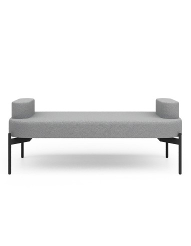 Assise rembourrée épaisse sur piètement fin noir - Leaf Pod