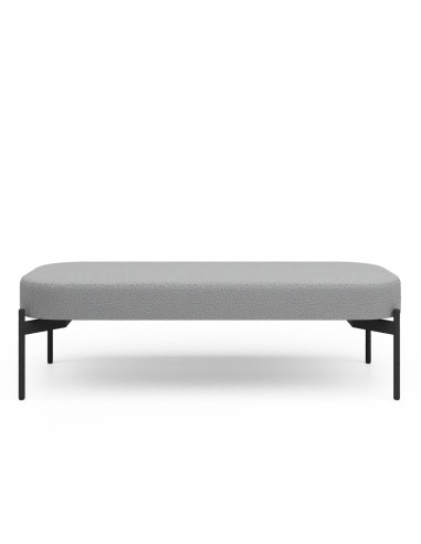 Vue en biais d’un fauteuil compact gris - Leaf Pod