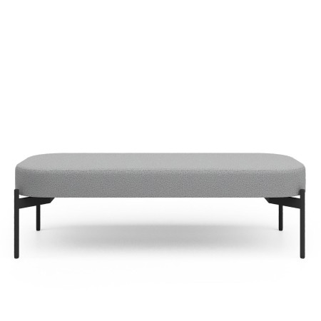 Vue en biais d’un fauteuil compact gris - Leaf Pod