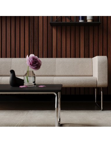 Canapé trois places en situation, ambiance lounge - Legvan