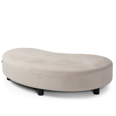 Canapé Nubi asymétrique en tissu beige clair - Nubi