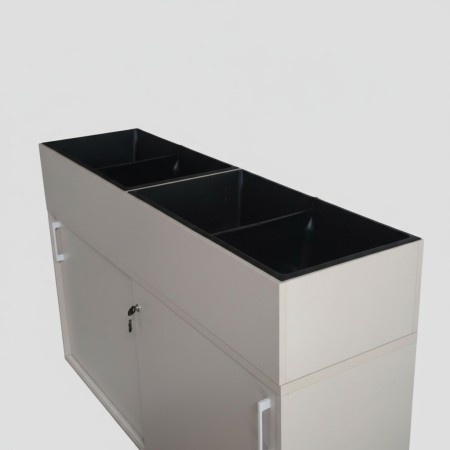 Meuble de rangement avec jardinière - occasion - comme neuf