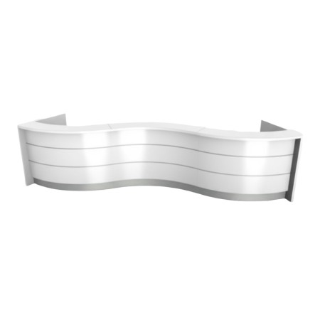 Meuble de réception entièrement blanc