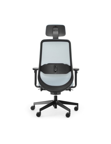 Fauteuil de direction Belt BE 103 noir avec dossier en maille respirante dos