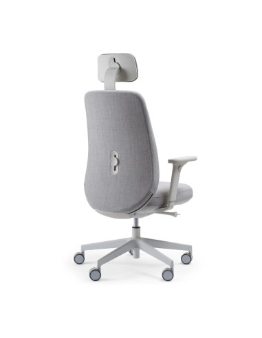 Fauteuil de bureau Belt BE 1T3 gris clair – design moderne et élégant