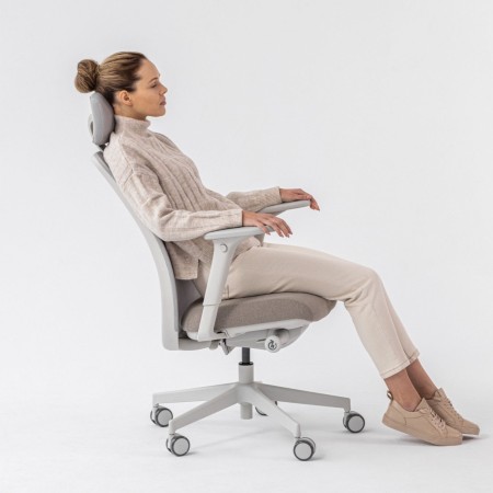 Chaise de travail ergonomique Belt BE 1T3 avec dos réglable