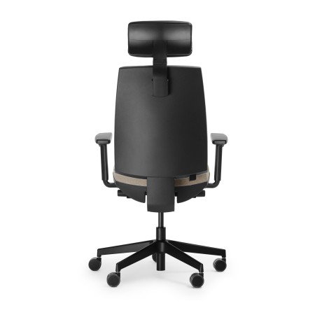 Chaise Corr CJ 103 noire – design élégant et structure robuste pour usage professionnel dos