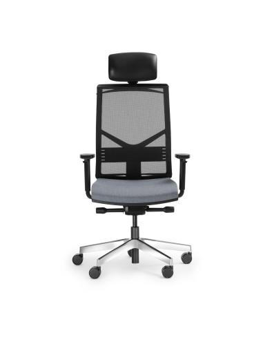 Fauteuil Bejot Eleven noir – appui-tête, accoudoirs et assise réglables