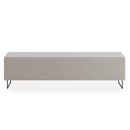 Vue frontale d’une banquette rectangulaire au design épuré. - Quadra