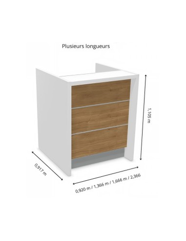 Dimensions avec plusieurs longueurs possible