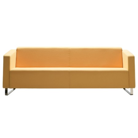 Canapé ocre au design élégant et structure fine. - Voo Voo