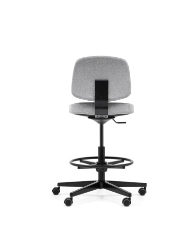 Chaise haute Lift 10RE avec accoudoirs réglables en tissu de dos