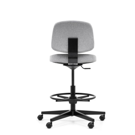 Chaise haute Lift 10RE avec accoudoirs réglables en tissu de dos
